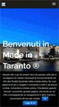 Mobile Screenshot of madeintaranto.org